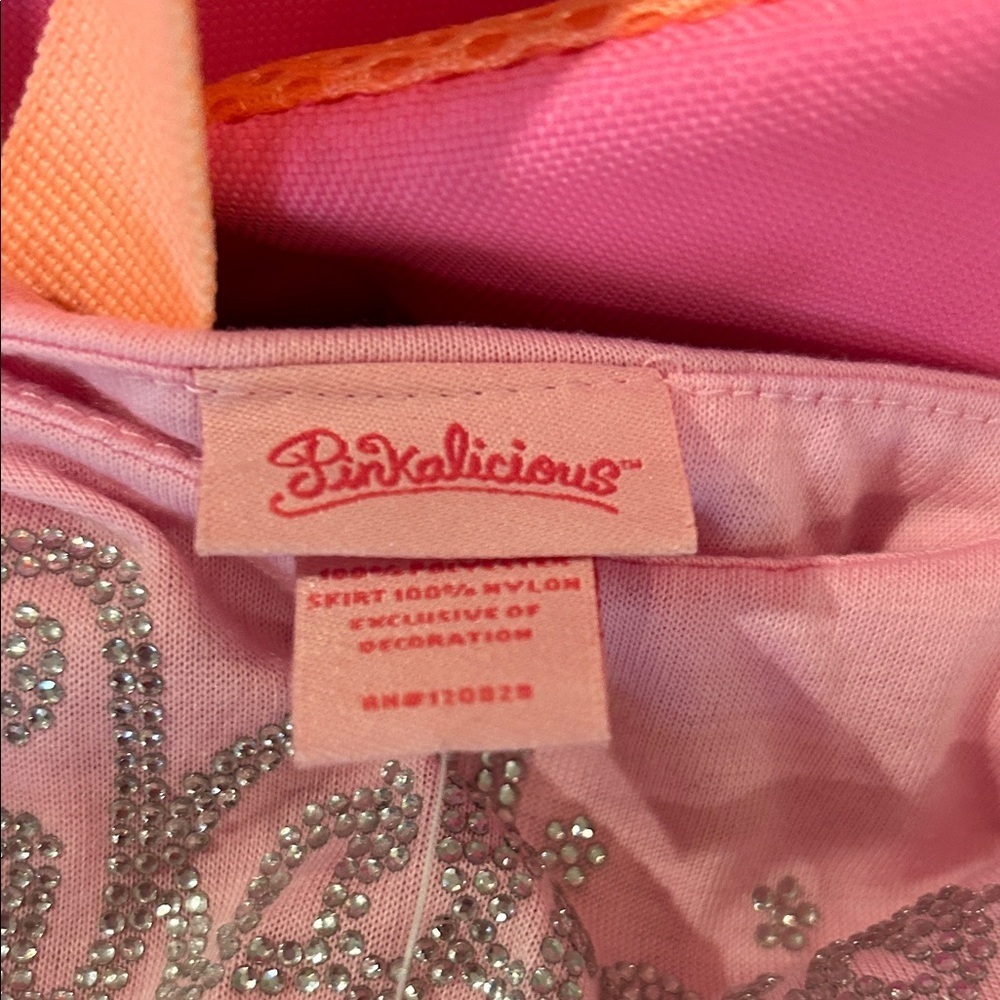 Pink Dress with Glittery Logo - Picture 4 of 4